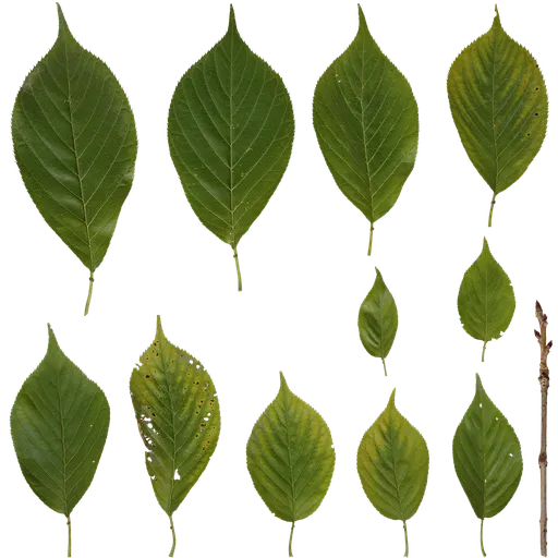 Prunus x yedoensis Leaf