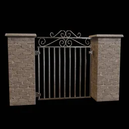 Metal Garden Gate