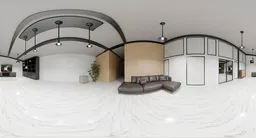 Modern Open Living Room Interior