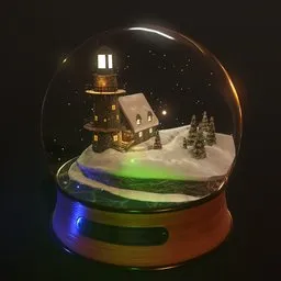 Snowglobe Lighthouse