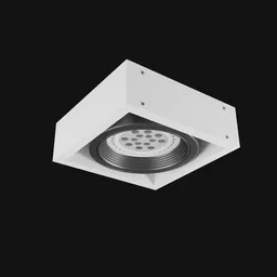 Square recessed LED bulb