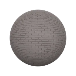 High-resolution 2K painted brick wall material for Blender 3D and PBR applications.