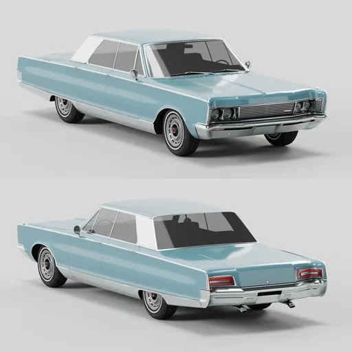 Luxury Retro Sedan Car