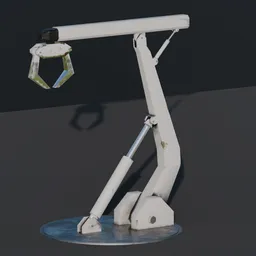Industrial Sci Fi crane