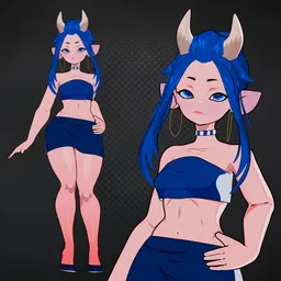 Lilitha - Anime Stylized NPR Character