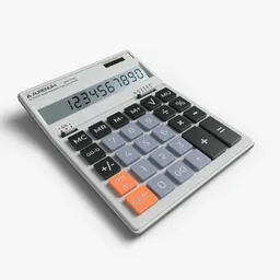 Calculator white