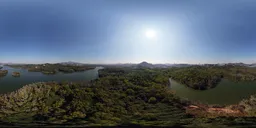 Daytime Forest Lakes HDR