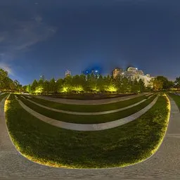 Road at night