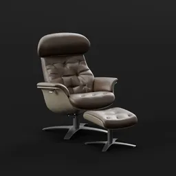 Leather Lounge Chair