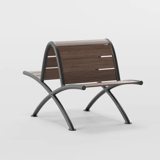 Back-to-Back Bench with Backrests