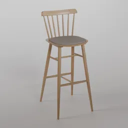 Ironica Barstool W0 - natural oil