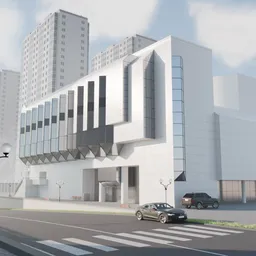 Modern Cinema in Urban City