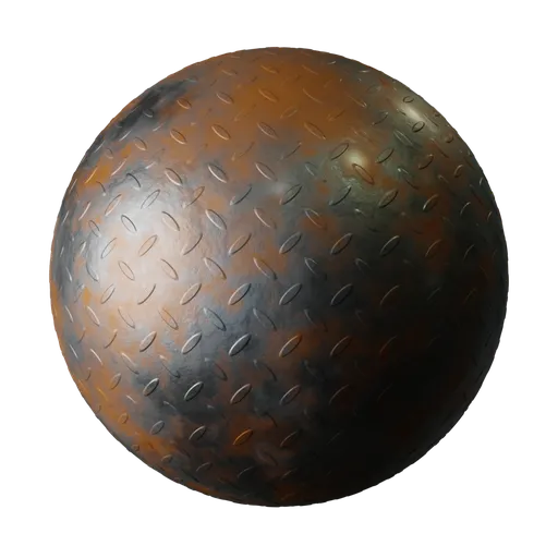 Rusty metal plate