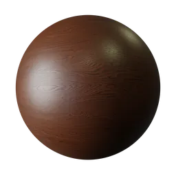 Dark Walnut Wood PBR 4K