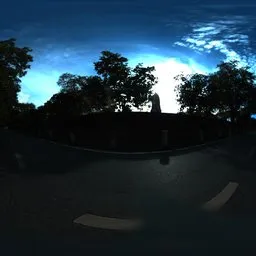 Road Next To Wat Phra Ram