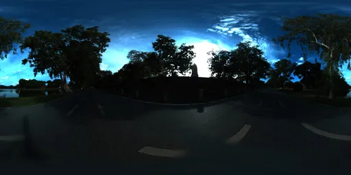 Road Next To Wat Phra Ram