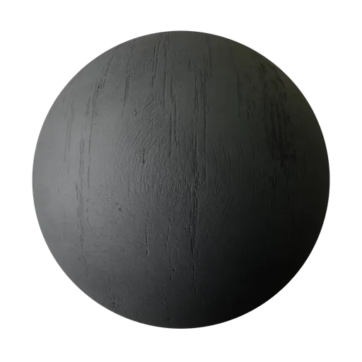 Realistic PBR Black Concrete texture for 3D modeling and rendering in Blender.