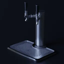 Beer Dispenser Double Taps