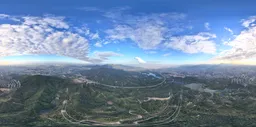 Highsky clouds forest