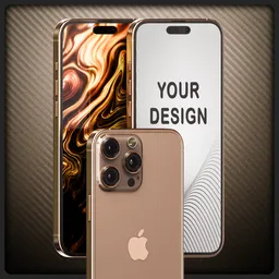 IPhone 16 Pro Desert PBR Model