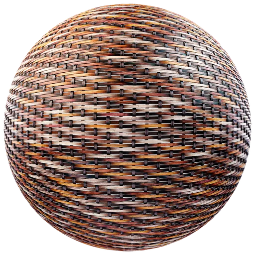 High-resolution PBR fabric texture with dark wavy sandy pattern for 3D modeling in Blender.