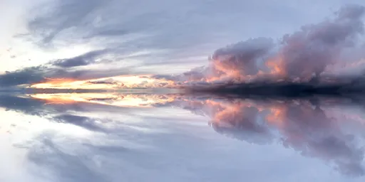 Infinite Real Sky - Cloudy Sunset