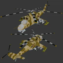 Helicopter Mi-24 Hind