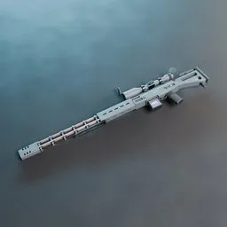 Sci Fi Sniper Rifle Gun