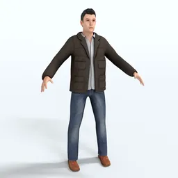 Mark Character Rigged