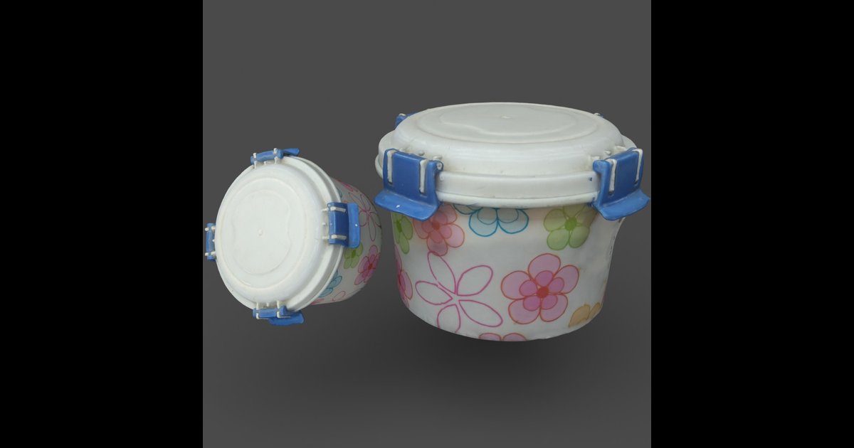 Floral Container | FREE Interior Decorations models | Blendkit