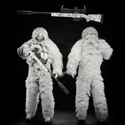 Ghillie Suit Sniper (Rigged)