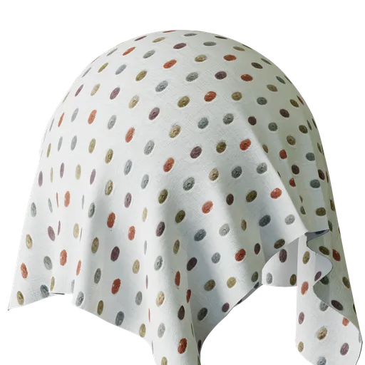 Polka White Embroidery