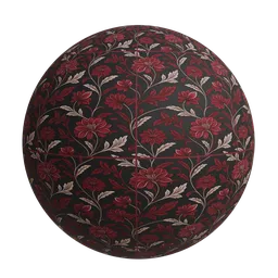 Dark floral wallpaper