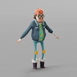 Weird adult (Rigged)