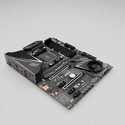 Alt text: "3D model of MSI Mpg X570 Gaming Edge WiFi motherboard with fan and AMD Ryzen compatibility, created in Blender 3D. Featuring black wings, scarlet phoenix, and dark lightning for a detailed archviz render."
This alt text includes important keywords such as "MSI Mpg X570 Gaming Edge WiFi", "motherboard", "fan", "AMD Ryzen compatibility", "Blender 3D", and "archviz render" which will optimize SEO for Google image search. It also incorporates elements from both the AI-generated and user-written descriptions to create a concise yet engaging description of the 3D model.
