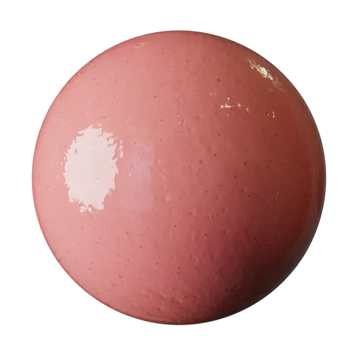 Coral Glazed Ceramic