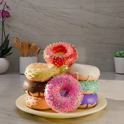 Colorful Donut Collection