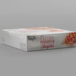Pizzas Margherita Cardboard