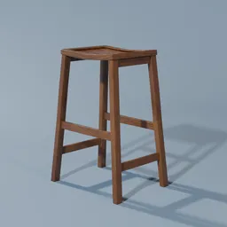 Wooden Bar Chair