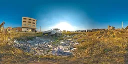 Rubble Lot at Golden Hour