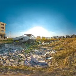 Rubble Lot at Golden Hour
