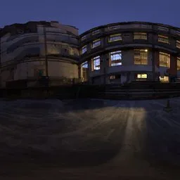 Abandoned Factory Night