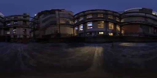 Abandoned Factory Night