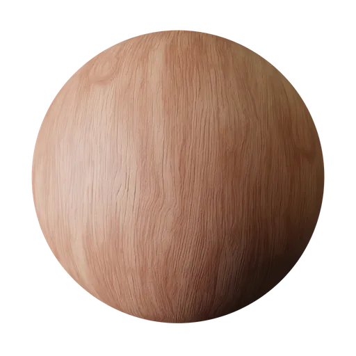 High-quality PBR Redwood texture with natural grain for 3D modeling in Blender and other applications.