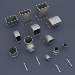 Air Vent Duct set - exterior