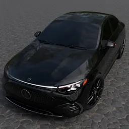2025 Mercedes Benz CLA(Rigged)