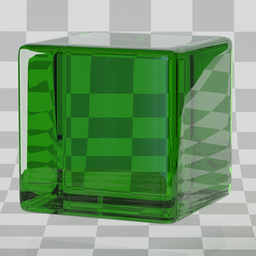 Glass green
