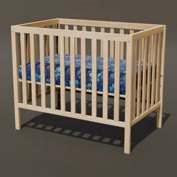 Wooden Child Bed