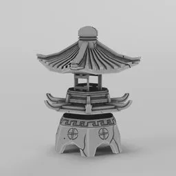 Stone lamp