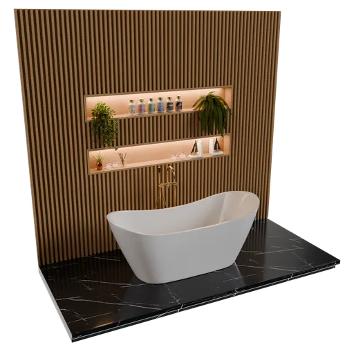 Luxurious bathtub